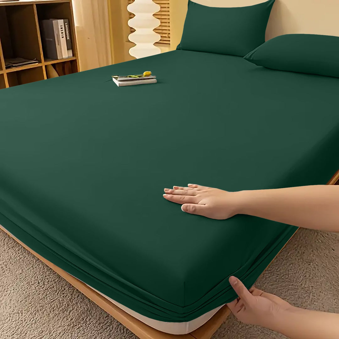 Extra Deep Fitted Bed Sheet | Single, Double, King, Super King, 12 Colours | Wrinkle-Resistant All-Season Fit