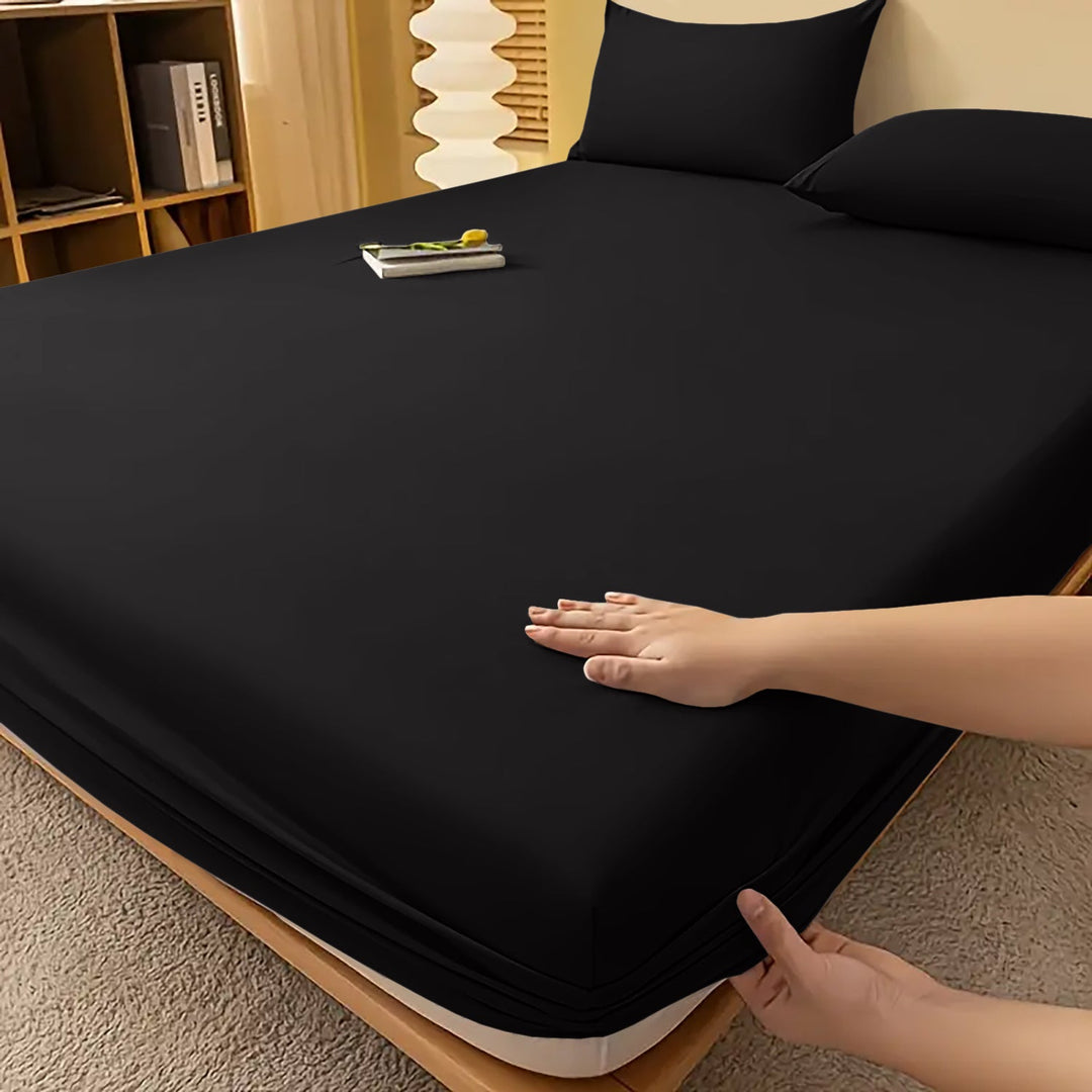 Extra Deep Fitted Bed Sheet | Single, Double, King, Super King, 12 Colours | Wrinkle-Resistant All-Season Fit