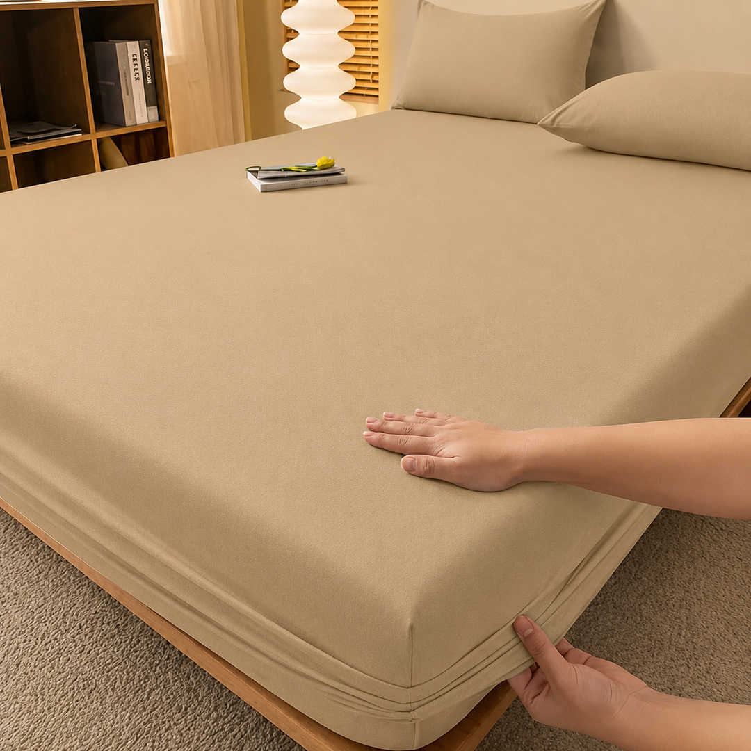 Extra Deep Fitted Bed Sheet | Single, Double, King, Super King, 12 Colours | Wrinkle-Resistant All-Season Fit