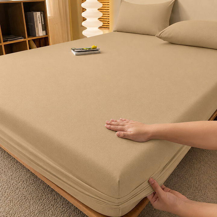 Extra Deep Fitted Bed Sheet | Single, Double, King, Super King, 12 Colours | Wrinkle-Resistant All-Season Fit