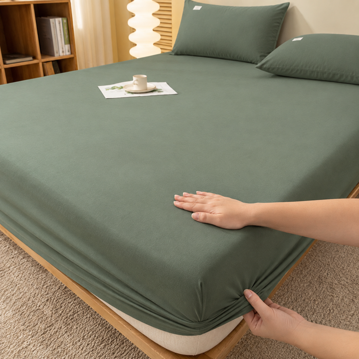 Extra Deep Fitted Bed Sheet | Single, Double, King, Super King, 12 Colours | Wrinkle-Resistant All-Season Fit
