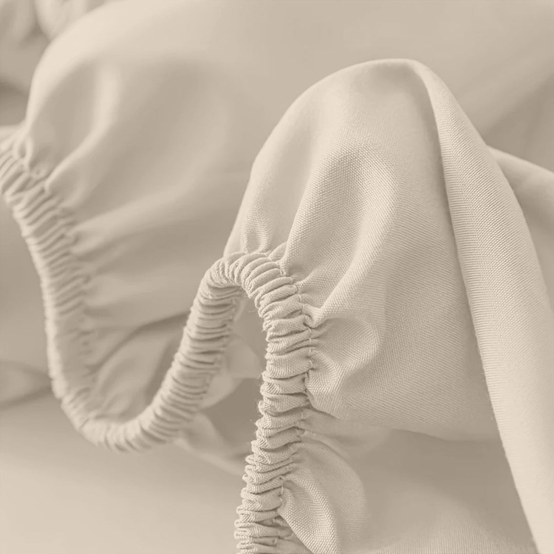 Extra Deep Fitted Bed Sheet | Single, Double, King, Super King, 12 Colours | Wrinkle-Resistant All-Season Fit