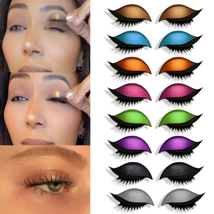 Eyeshadow Stickers for Women | 1 Pair, Peel-and-Stick, Adjustable Fit | Waterproof, Sweat-Proof, All-Day Wear, No Brushes Needed