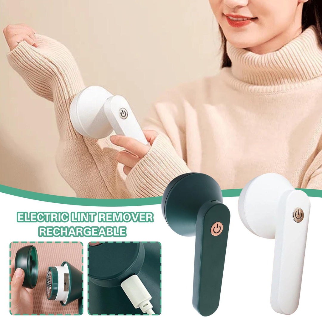 Fabric Shaver Electric Rechargeable Cordless with Removable Lint Bin