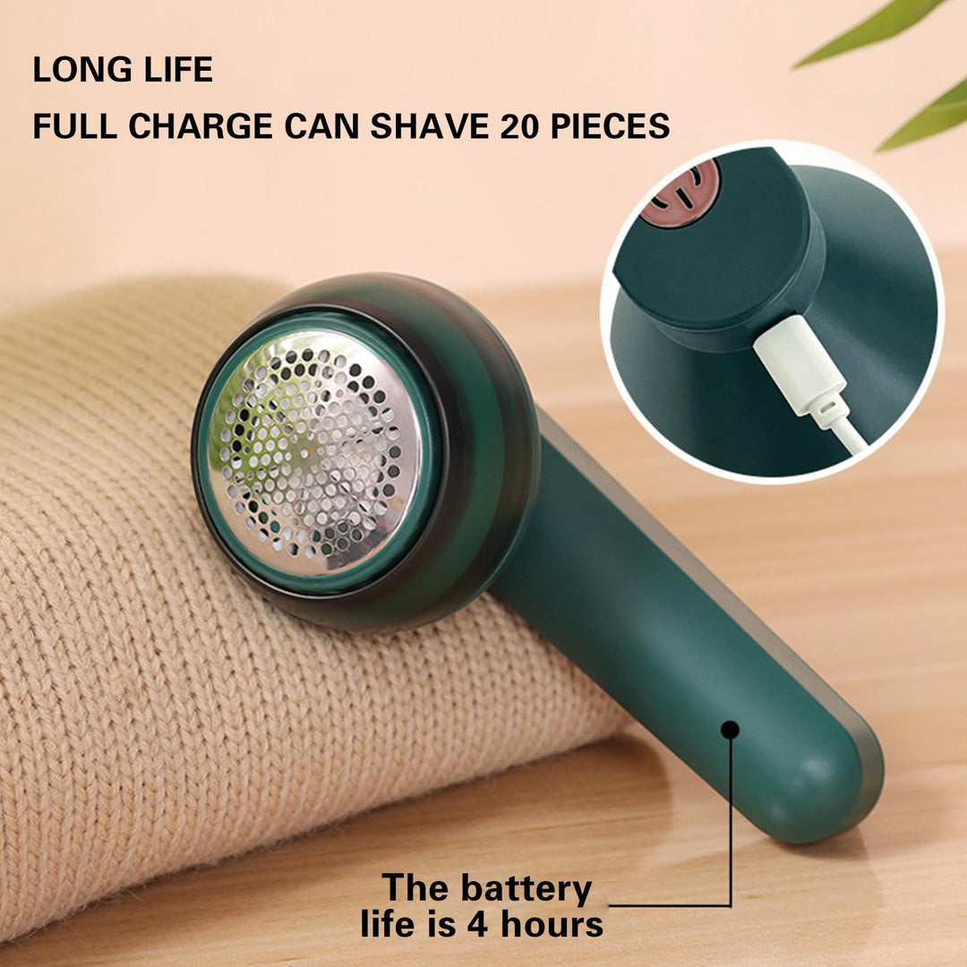 Fabric Shaver Electric Rechargeable Cordless with Removable Lint Bin