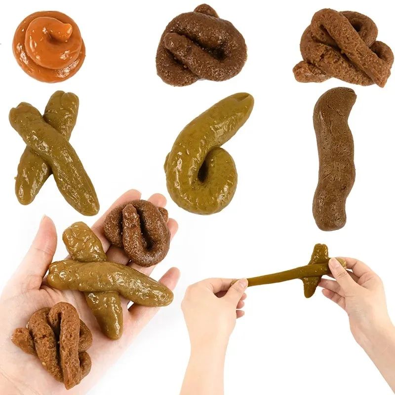 Fake Poop Prank Toy | Realistic Gag Gift for April Fools & Halloween | Soft Squishy Reusable Novelty Party Prop