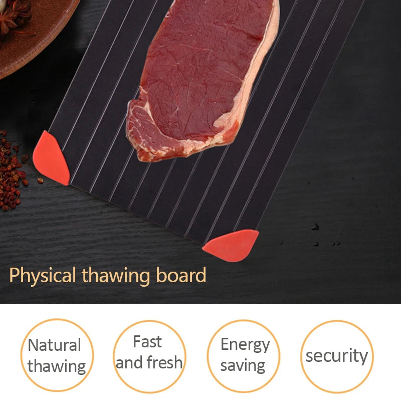 Fast Defrosting Tray | Ribbed Thawing Plate
