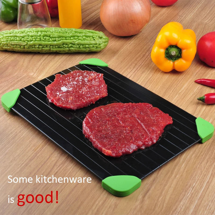 Fast Defrosting Tray | Ribbed Thawing Plate