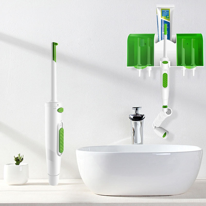Faucet Water Flosser | 2 or 6 Nozzle Set | No Power Needed, Plug-In Toothbrush &amp; Oral Irrigator for Teeth and Gums