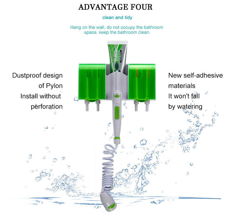 Faucet Water Flosser | 2 or 6 Nozzle Set | No Power Needed, Plug-In Toothbrush &amp; Oral Irrigator for Teeth and Gums