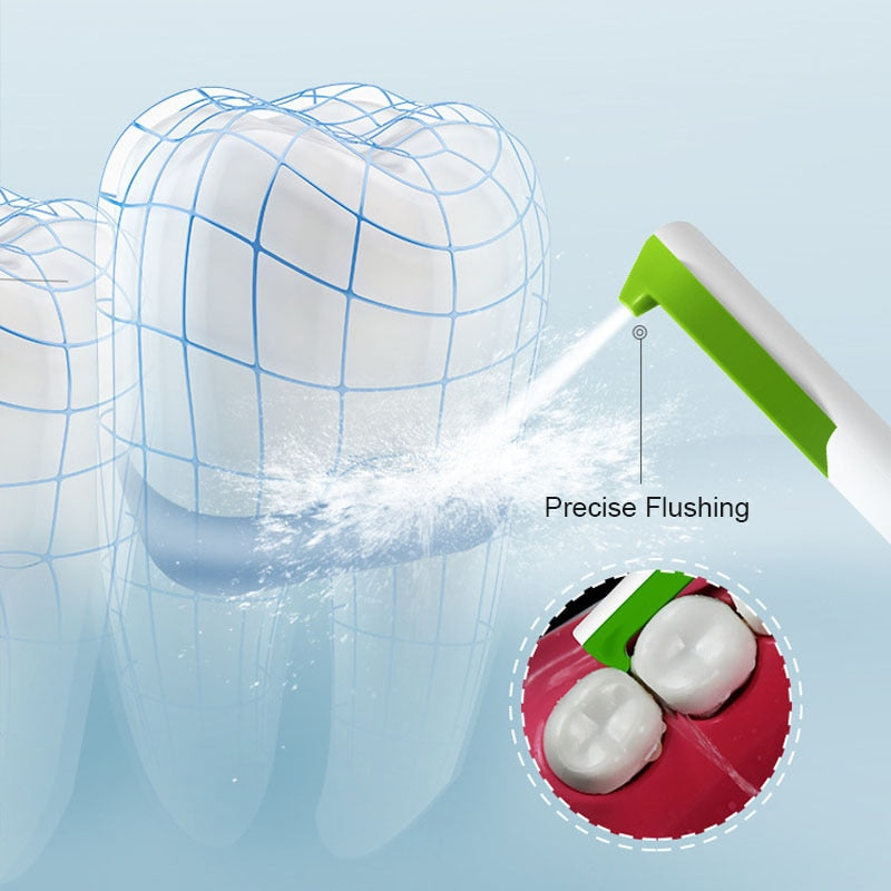 Faucet Water Flosser | 2 or 6 Nozzle Set | No Power Needed, Plug-In Toothbrush &amp; Oral Irrigator for Teeth and Gums