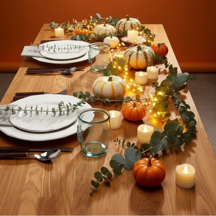Flameless LED Tea Lights Halloween | Pack of 24 Battery Operated Candles | Flickering Warm Glow with Wavy Melted Edge