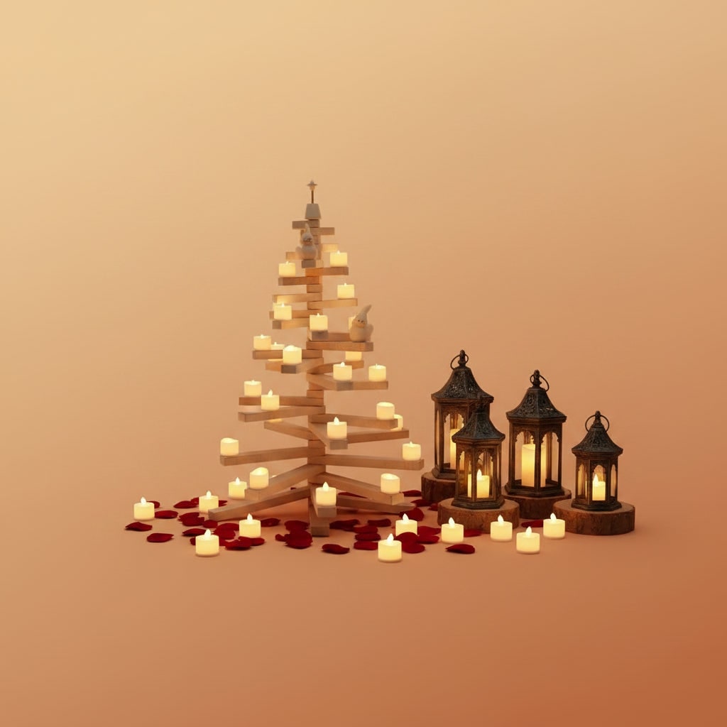 Flameless LED Tea Lights Halloween | Pack of 24 Battery Operated Candles | Flickering Warm Glow with Wavy Melted Edge