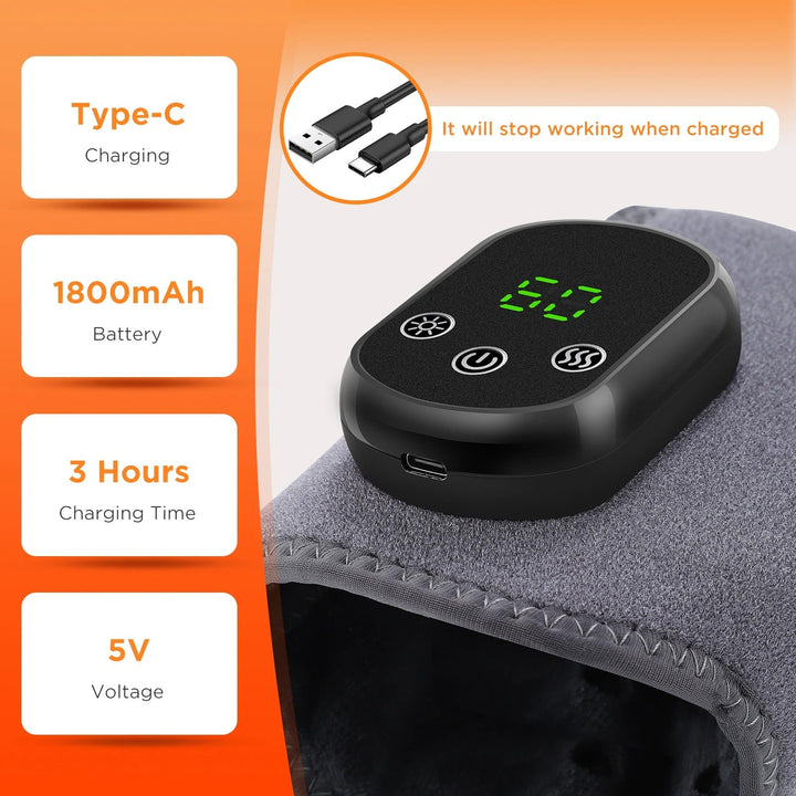 Foot Massager | Heated Vibrating Ankle Wrap
