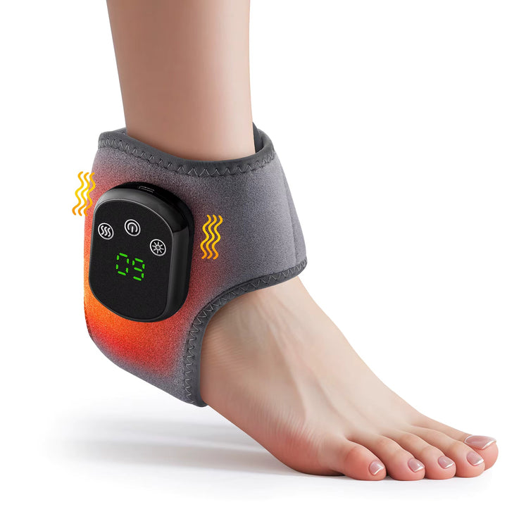 Foot Massager | Heated Vibrating Ankle Wrap