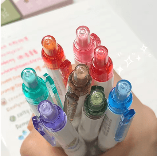 Fruit Scented Gel Pens 0.5mm Tip | 3D Fruit Design Gel Set | Smooth Writing for School, Journaling and Scrapbooking