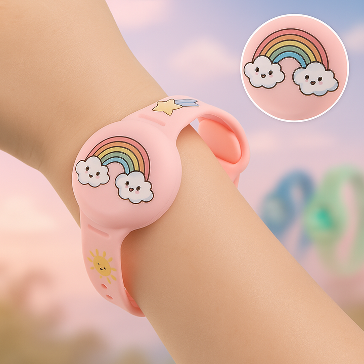 GPS Kids Wristband | Adjustable Silicone Tracker Holder