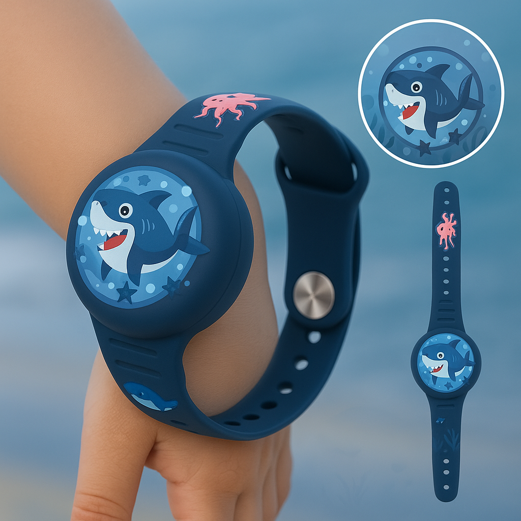 GPS Kids Wristband | Adjustable Silicone Tracker Holder