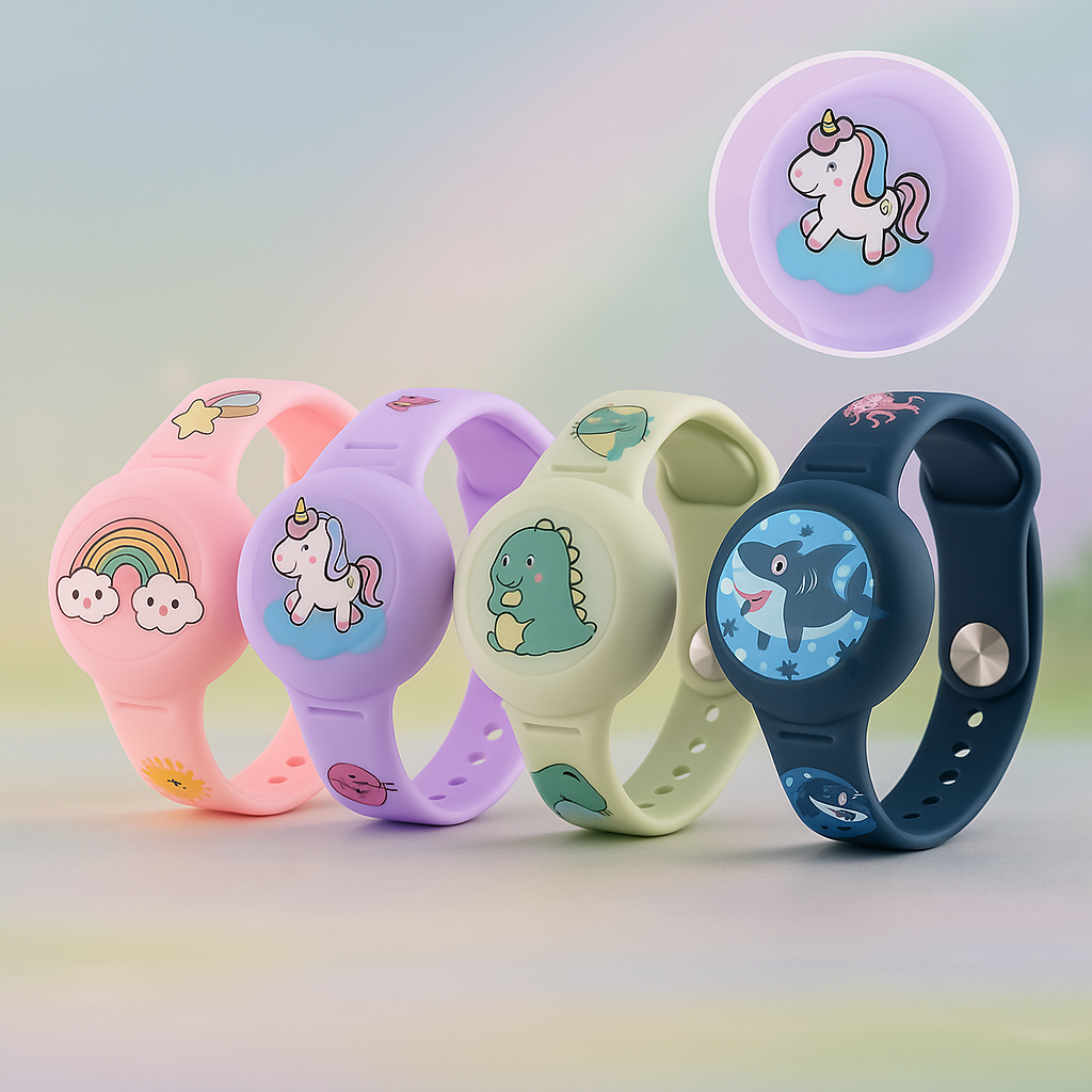 GPS Kids Wristband | Adjustable Silicone Tracker Holder