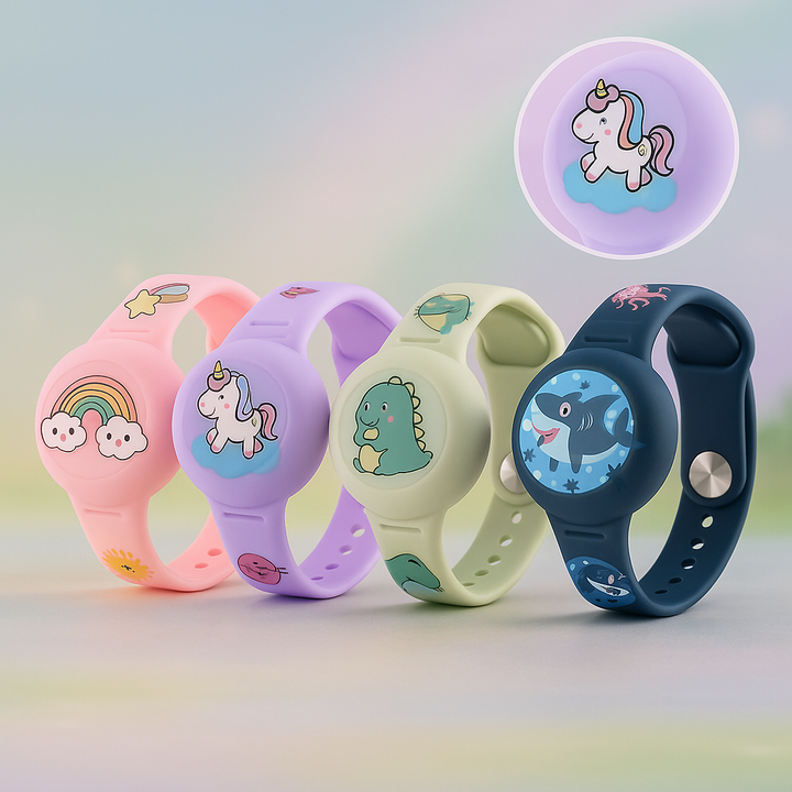 GPS Kids Wristband | Adjustable Silicone Tracker Holder
