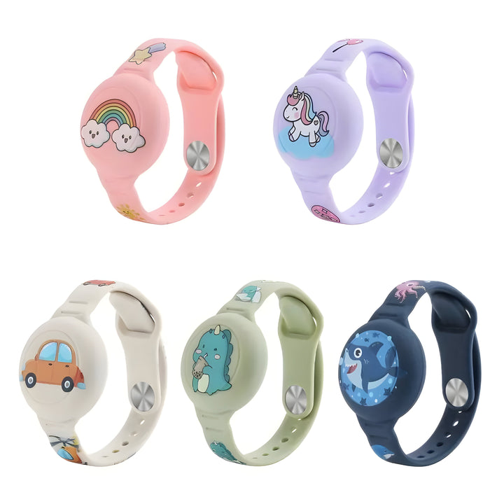 GPS Kids Wristband | Adjustable Silicone Tracker Holder