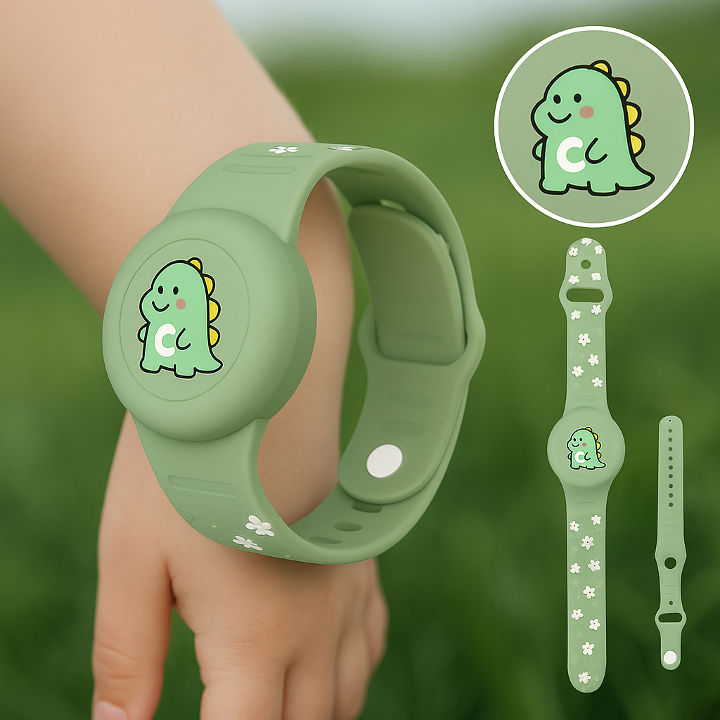 GPS Kids Wristband | Adjustable Silicone Tracker Holder