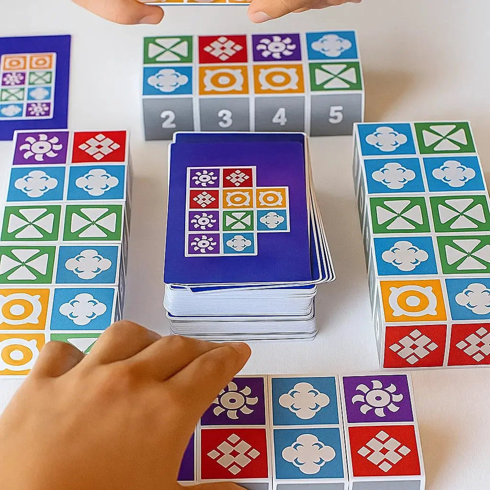 Games Puzzle | Pattern Matching Cubes With Challenge Cards