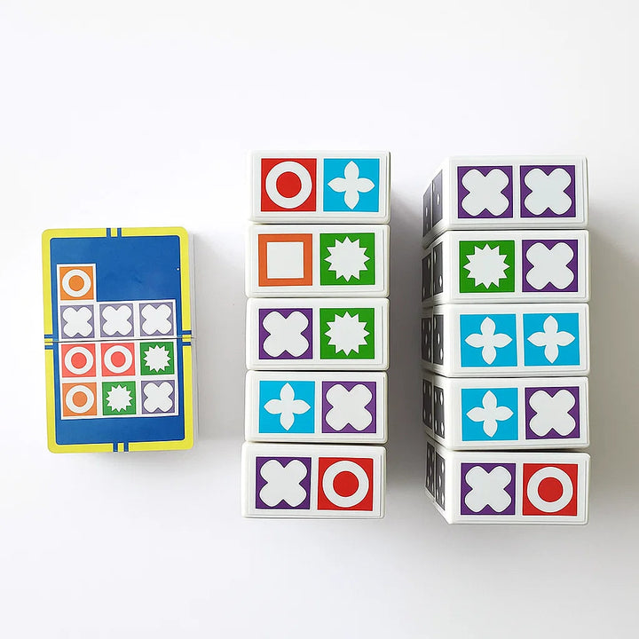 Games Puzzle | Pattern Matching Cubes With Challenge Cards