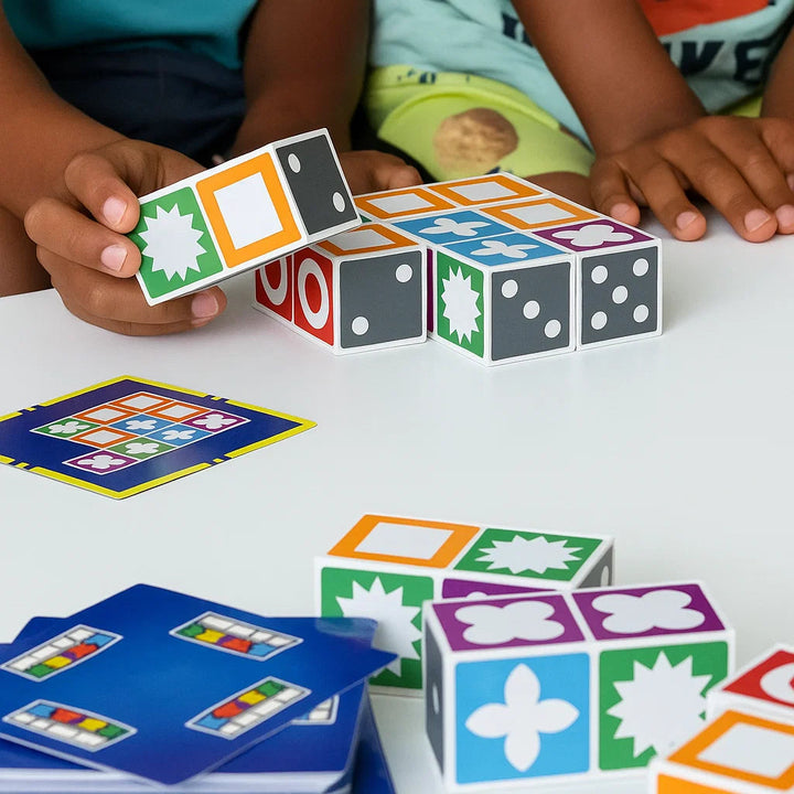 Games Puzzle | Pattern Matching Cubes With Challenge Cards