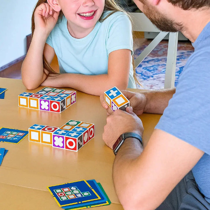 Games Puzzle | Pattern Matching Cubes With Challenge Cards