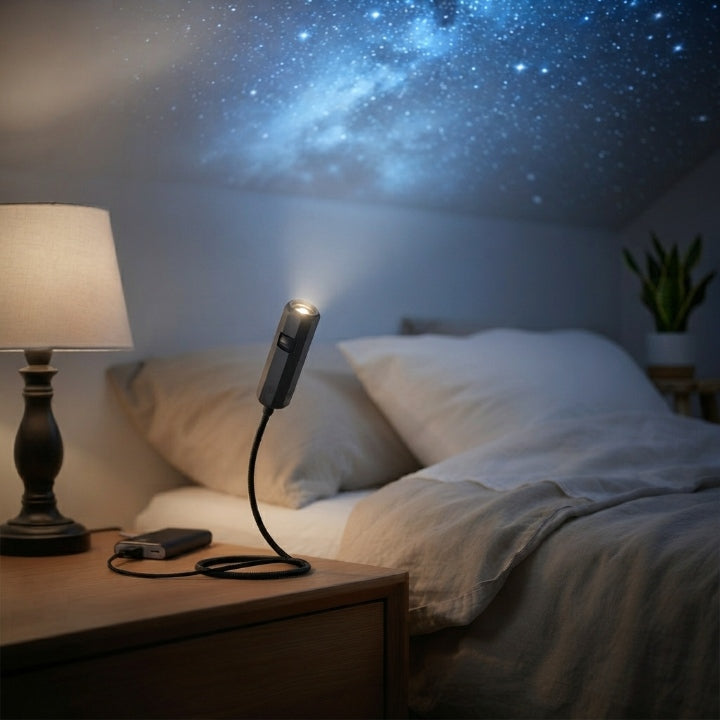 LED Star Projector Light 10 Lenses USB Powered Galaxy 6