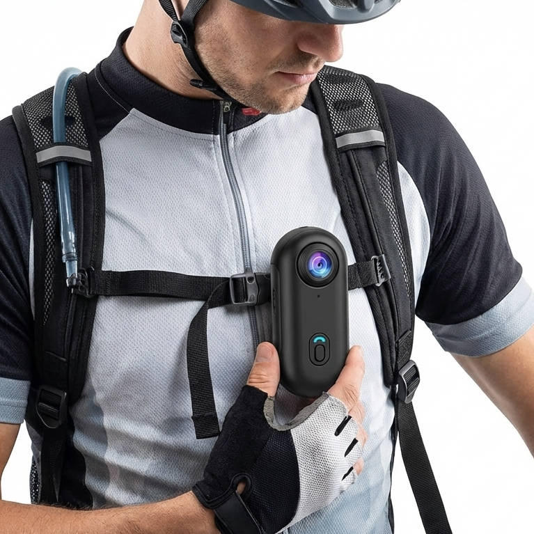 Mini Action Camera with Magnetic Mount | 4K Ultra HD & Wireless Sync | Waterproof to 98 Feet, Loop Recording to 256GB 1