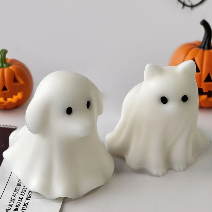 Ghost Candle Silicone Mould Halloween | Reusable Flexible Design | Heat Resistant for Wax, Resin, Soap and Clay Crafts