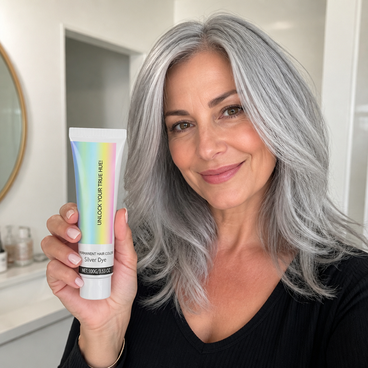 Grey-Blending Silver Hair Colour | Ammonia-Free with Aloe Vera, Comfrey &amp; Citrus | Builds Brighter Silver With Every Use