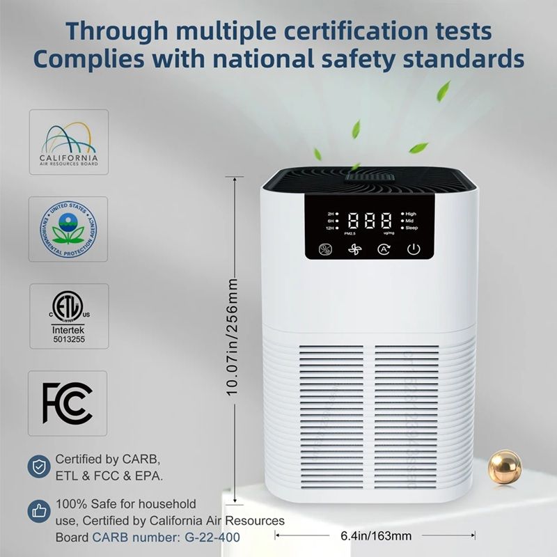 HEPA Air Purifier with Aromatherapy | Negative Ion Technology &amp; HEPA Filtration | Odour &amp; Smoke Eliminator for Home