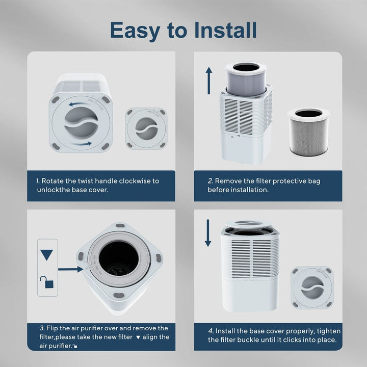HEPA Air Purifier with Aromatherapy | Negative Ion Technology &amp; HEPA Filtration | Odour &amp; Smoke Eliminator for Home