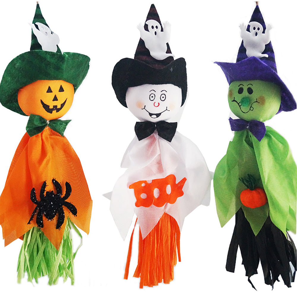 Halloween Ghost Doll Pendant | Hanging Decoration for Haunted House, Parties &amp; Classrooms | Lightweight Spooky Props