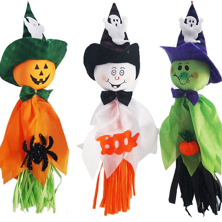 Halloween Ghost Doll Pendant | Hanging Decoration for Haunted House, Parties &amp; Classrooms | Lightweight Spooky Props