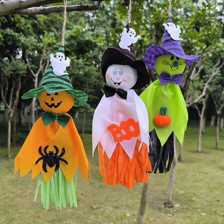 Halloween Ghost Doll Pendant | Hanging Decoration for Haunted House, Parties &amp; Classrooms | Lightweight Spooky Props