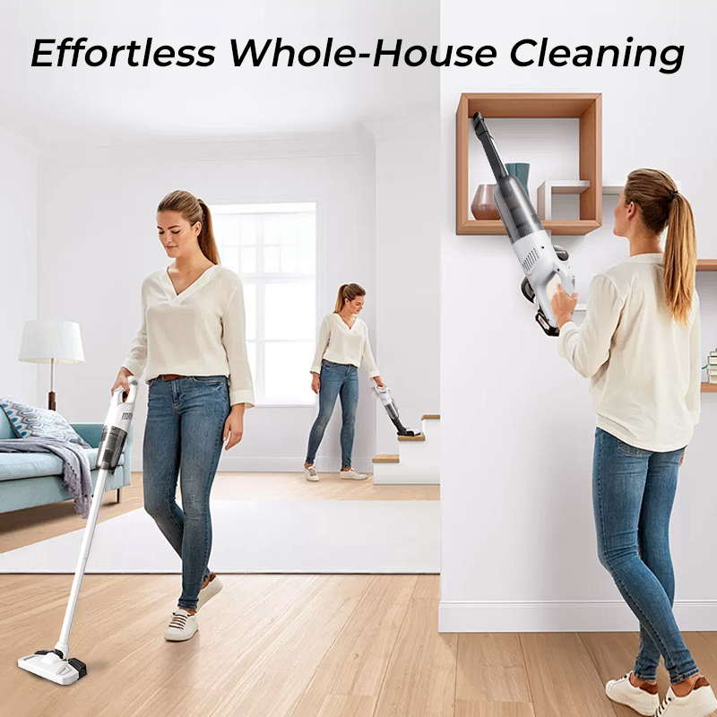 Handheld Cordless Vacuum Cleaner | High-Suction Power for Home, Car and Office | Lightweight Cord-Free Design for Quick Cleanup