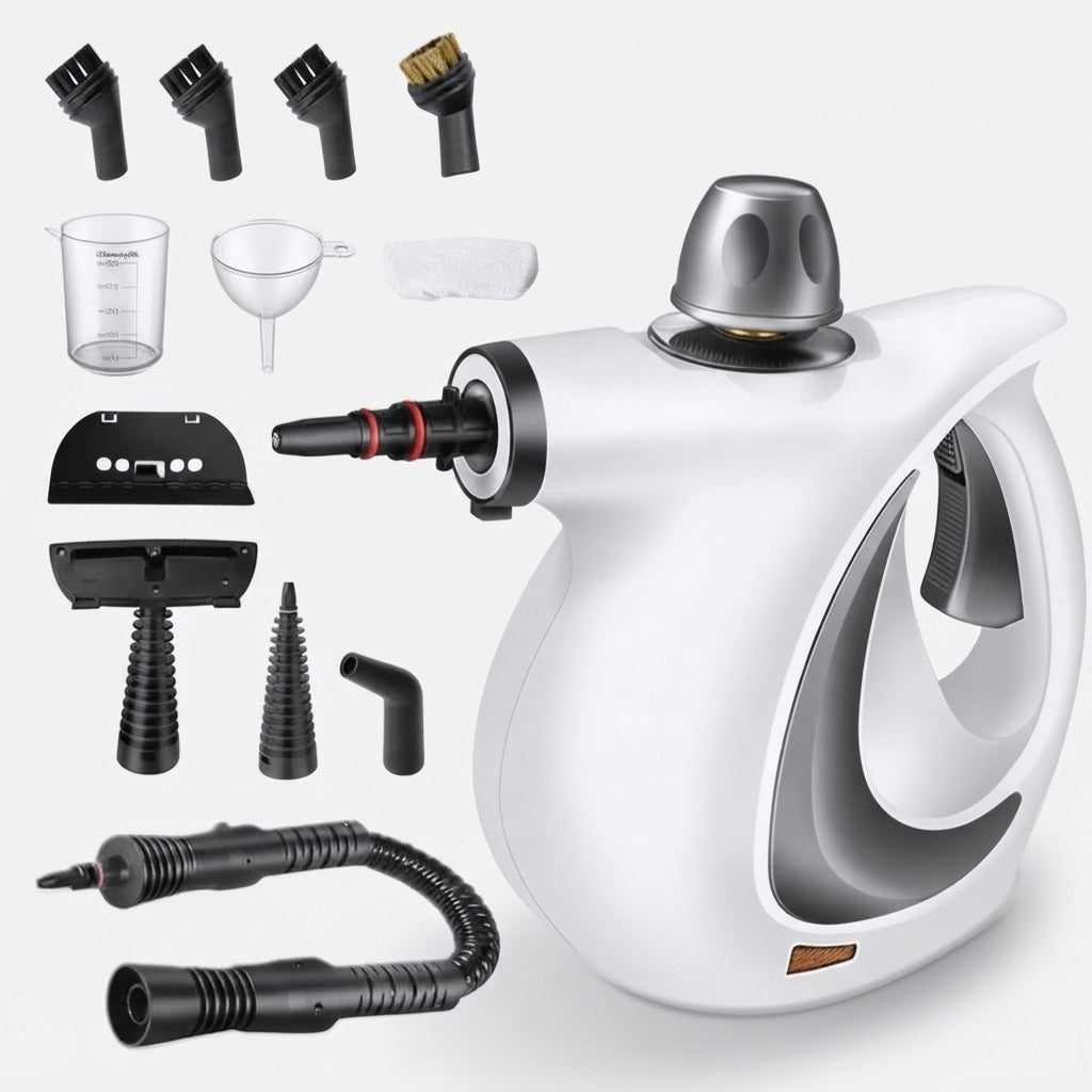 Handheld Steam Cleaner High-Pressure No Chemicals with 12 Accessories