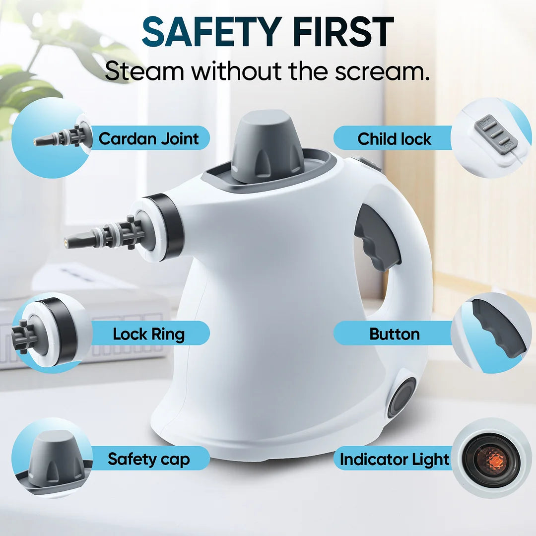 Handheld Steam Cleaner | Multi Surface Cleaning Kit