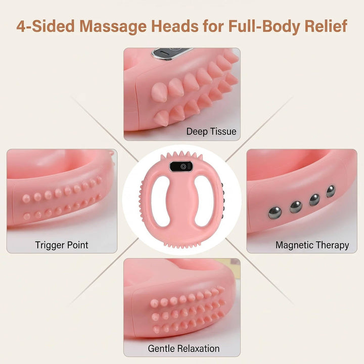 Hands-Free Massage Gun Fascia Ring Waist Belt with 9 Intensity Levels