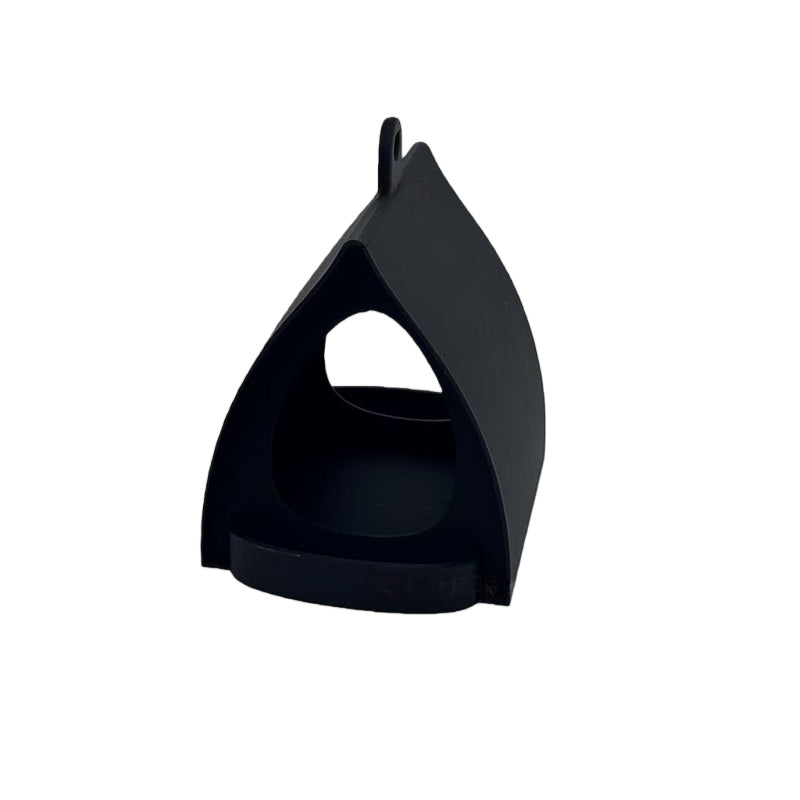 Hanging Bird Feeder Weatherproof Plastic Garden with Built-In Perch