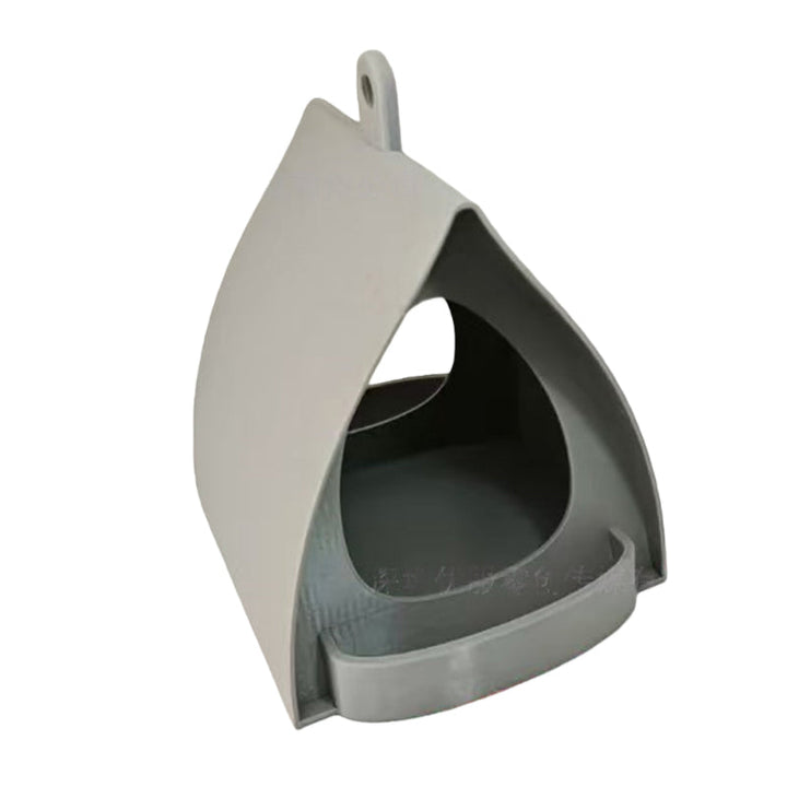 Hanging Bird Feeder Weatherproof Plastic Garden with Built-In Perch