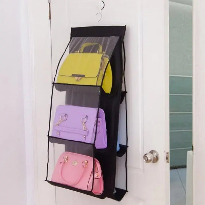 Hanging Storage Organizer Double-Sided Six-Layer with Sturdy Hooks