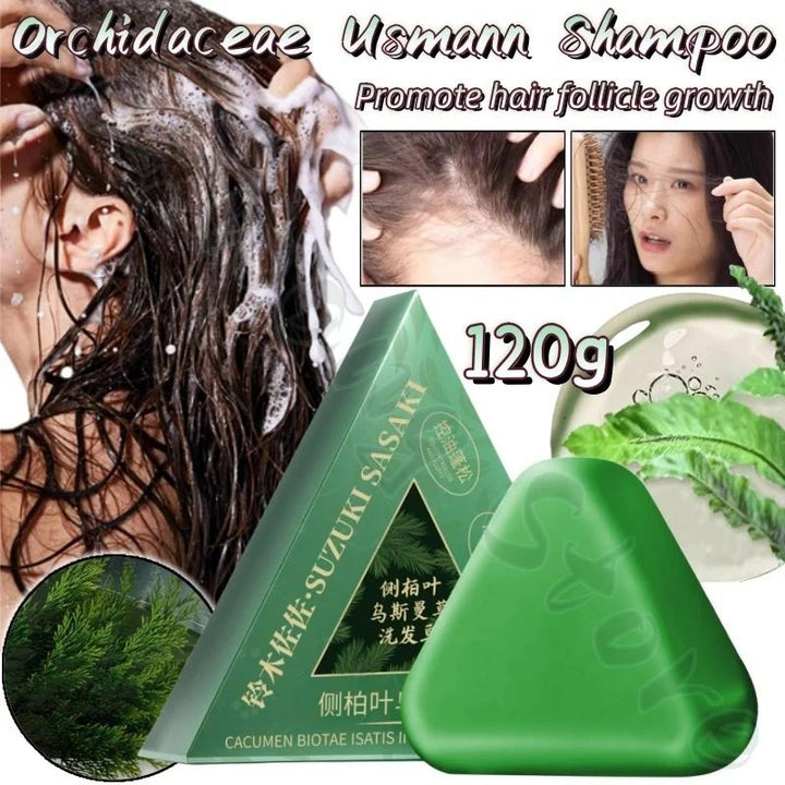 Herbal Shampoo Bar for Oily Scalp Plant Based Oil Control