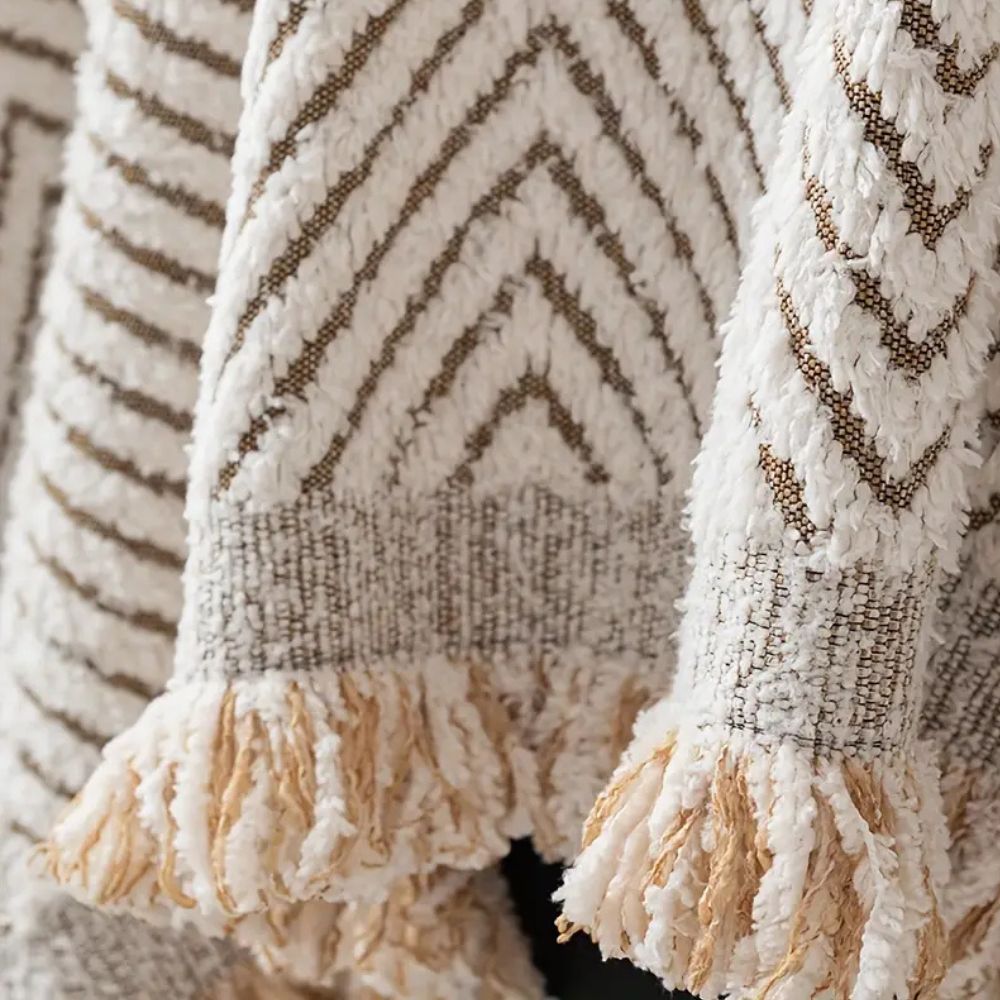 Herringbone Sofa Cover Microfibre Blend | Anti Slip Design | Protects Against Stains, Pet Hair and Everyday Wear