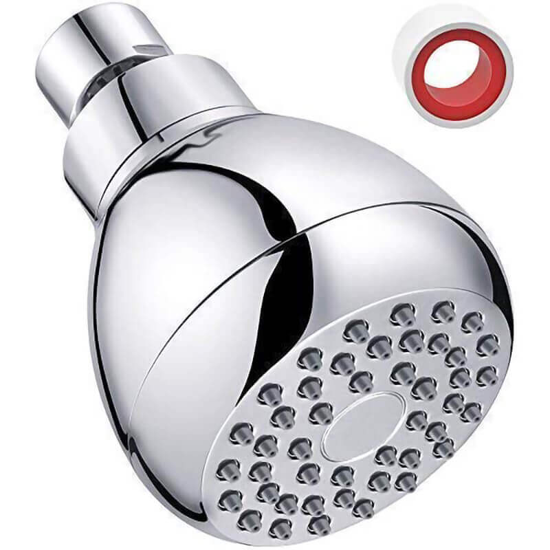 High Pressure Shower Head | Anti-Clog Nozzles | Chrome, Matt Black & Brushed Nickel | G1/2" Brass