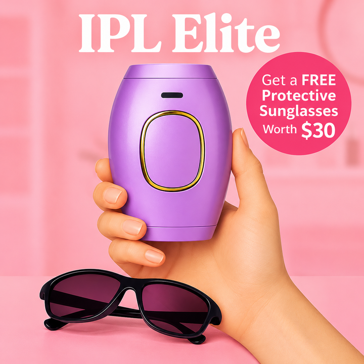 IPL Hair Removal Device | 5 Intensity Levels, 500,000 Light Flashes | Painless, Long-Lasting Smooth Skin for Home Use
